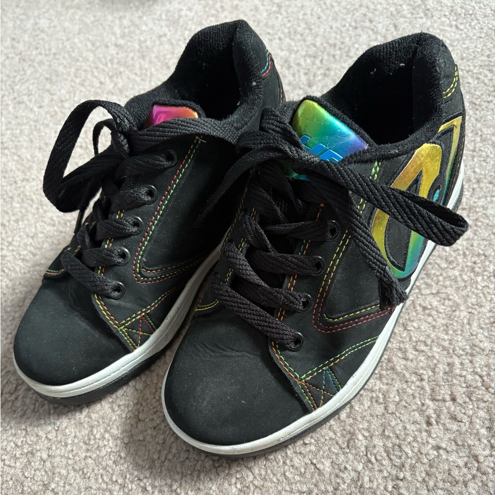 Heelys Black Sneakers with Rainbow Details